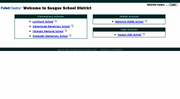 saugus.follettdestiny.com