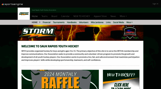 saukrapidshockey.org