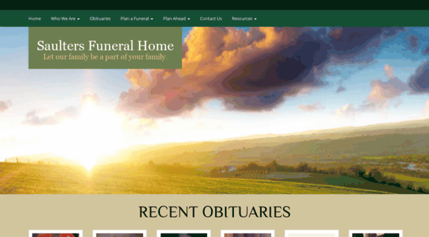 saultersmoorefuneralhome.com