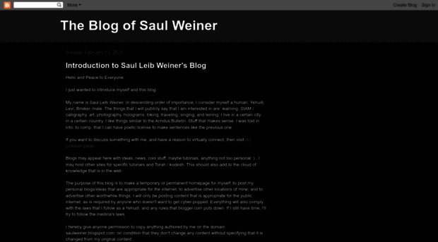 saulweiner.blogspot.com