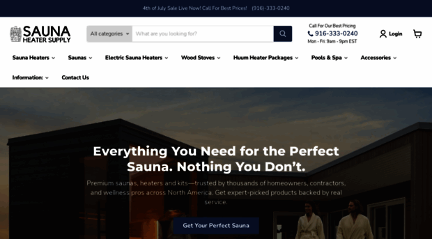 saunaheatersupply.com