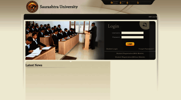 saurashtrauniversity.co.in