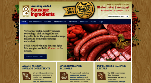 sausageingredients.co.nz