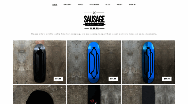 sausageskateboards.com