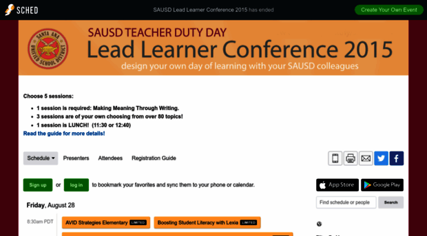 sausdleadlearnerconference2015.sched.org