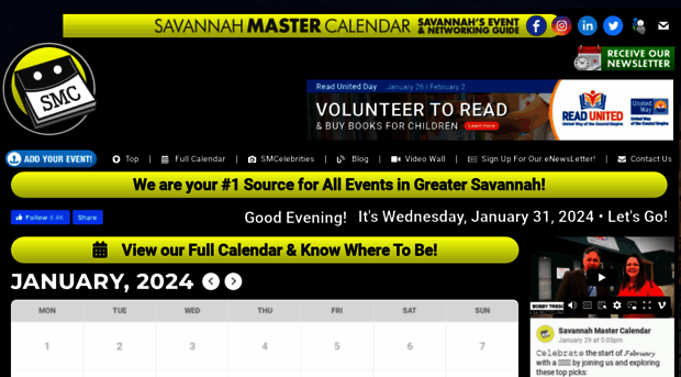 savannahmastercalendar.com