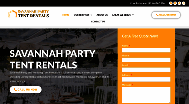 savannahpartytentrental.com