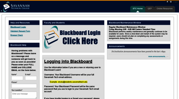 savannahtech.blackboard.com