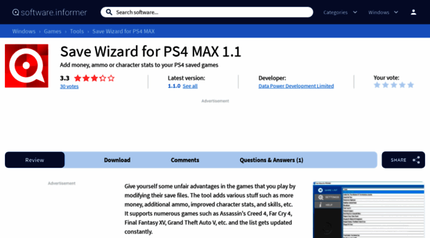 save-wizard-for-ps4-max.software.informer.com