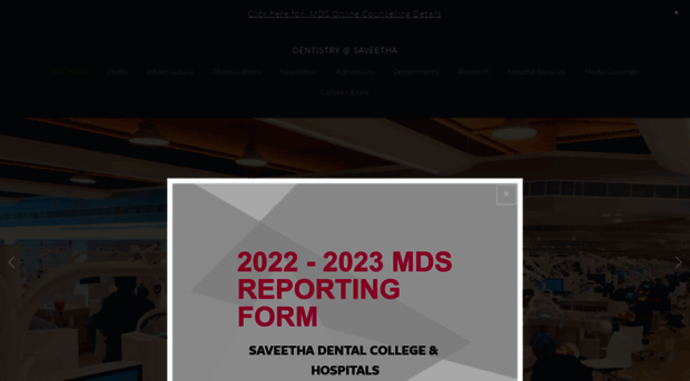 saveethadentalcollege.com