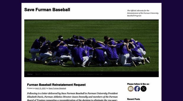 savefurmanbaseball.com