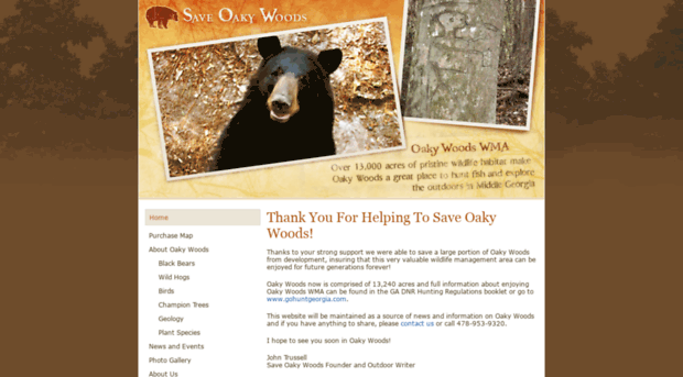 saveoakywoods.com