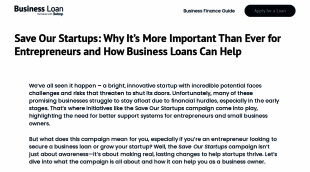 saveourstartups.co.uk