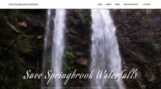 savespringbrookswaterfalls.com