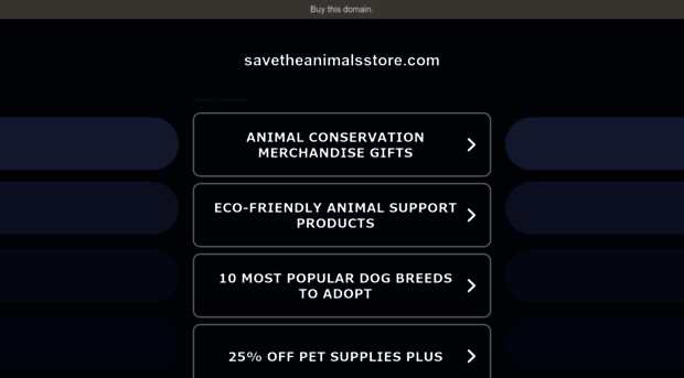 savetheanimalsstore.com