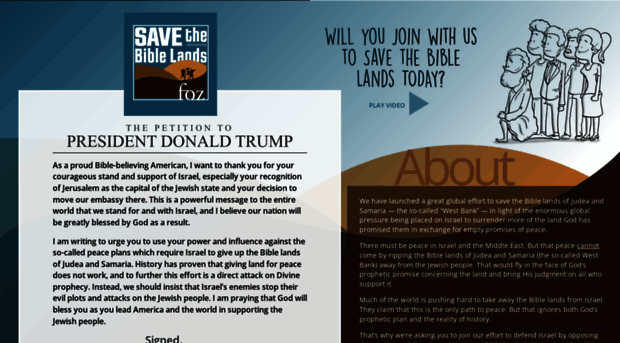 savethebiblelands.org