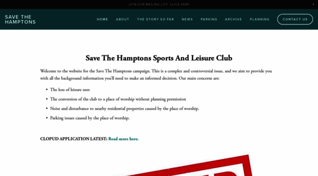 savethehamptons.co.uk