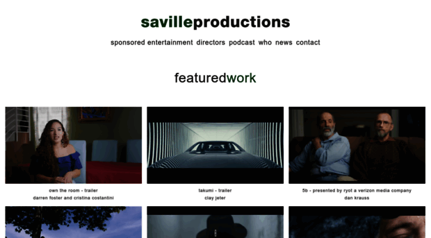 savilleproductions.com