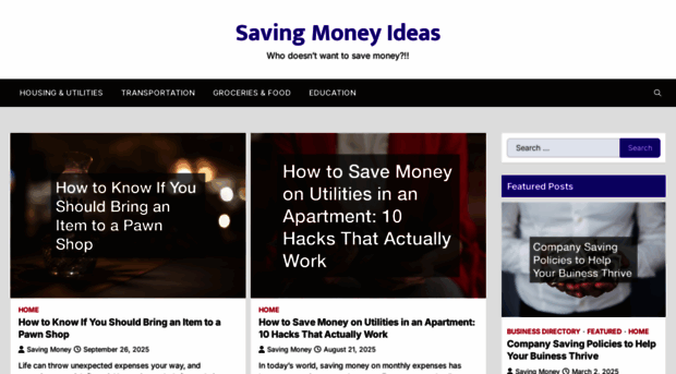 savingmoneyideas.info