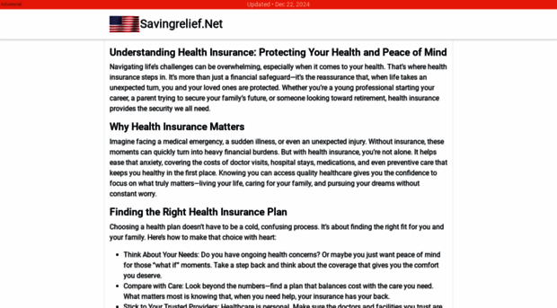 savingrelief.net