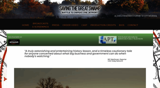 savingthegreatswamp.com