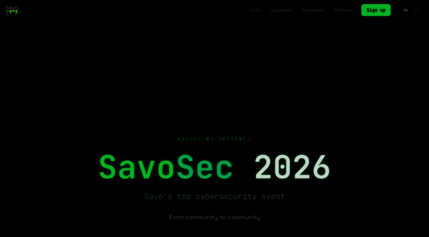 savosec2026.fi