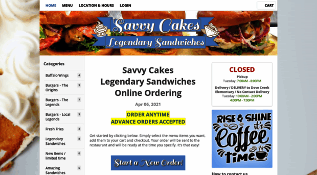 savvycakesbakery.com