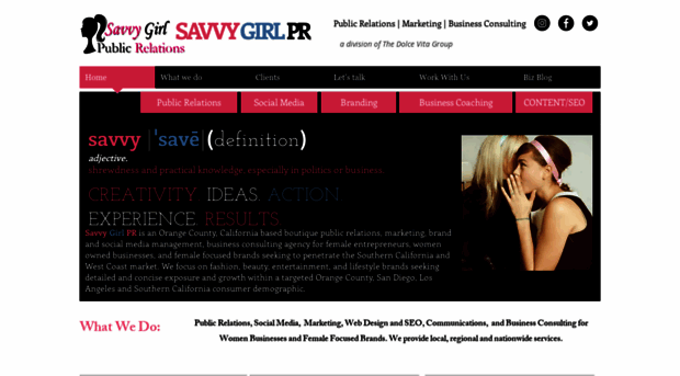 savvygirlpr.com