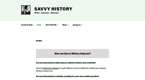 savvyhistory.com