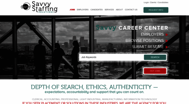 savvystaffing.com