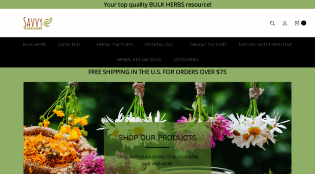 savvyteasandherbs.com