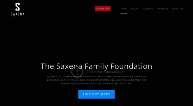 saxenafoundation.com