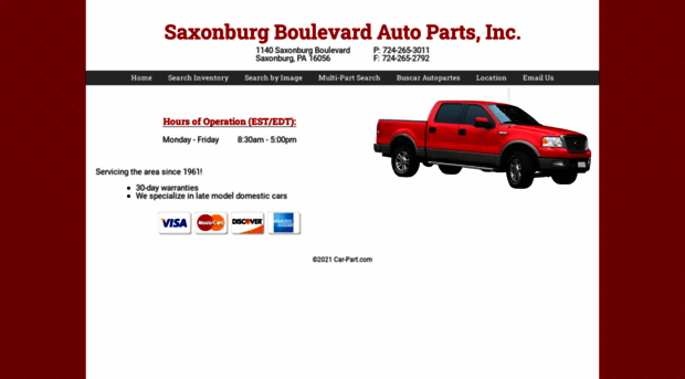 saxonburgautoparts.com