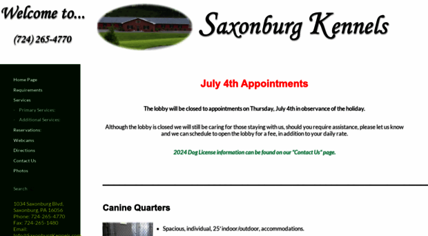 saxonburgkennels.com