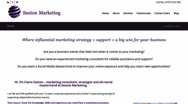 saxtonmarketing.co.uk