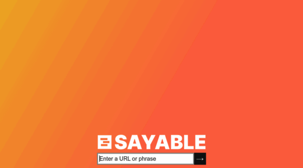 sayable.co