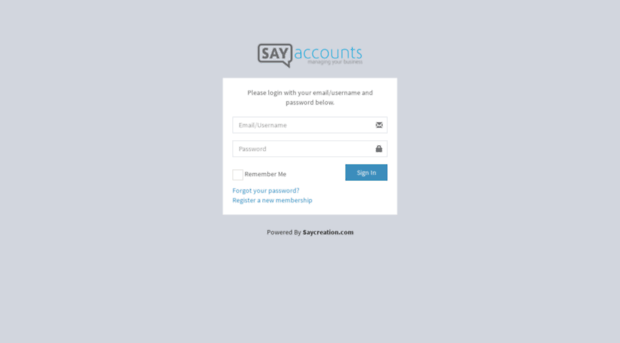 sayaccounts.com