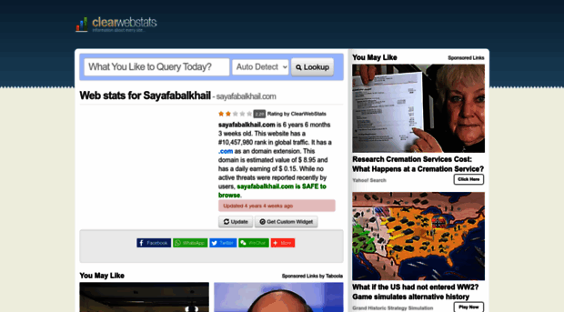 sayafabalkhail.com.clearwebstats.com