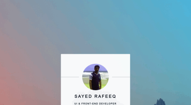 sayedrafeeq.github.io