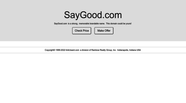 saygood.com