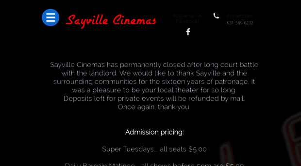 sayvillecinemas.com