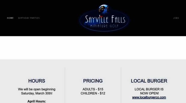 sayvillefallsminigolf.com