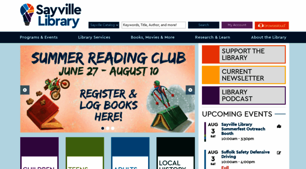 sayvillelibrary.org