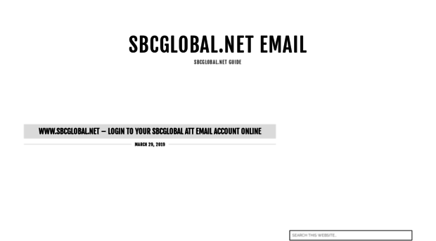 sbcglobalnetemail.org