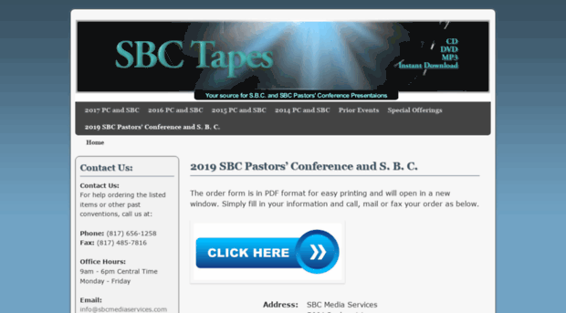 sbctapes.com