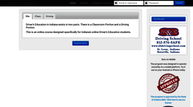 sbdrivingonline.com