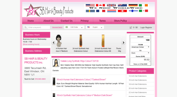 sbhairandbeauty.com