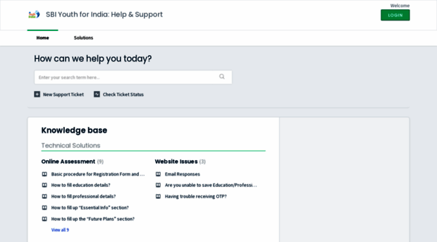 sbiyouthforindia.freshdesk.com
