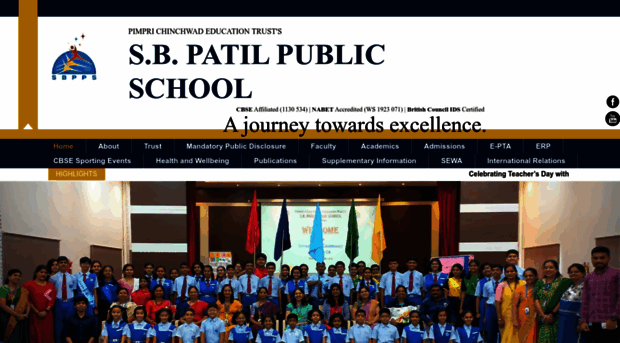 sbpatilschool.com