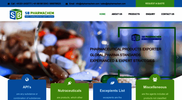 sbpharmachem.com